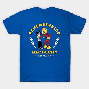 Electricity Will Kill You Kids Fanart Style T-Shirt